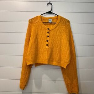 BDG Mustard Yellow Knit Sweater